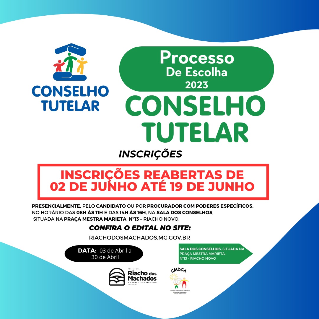 PROCESSO DE ESCOLHA PARA MEMBROS DO CONSELHO TUTELAR EDITAL